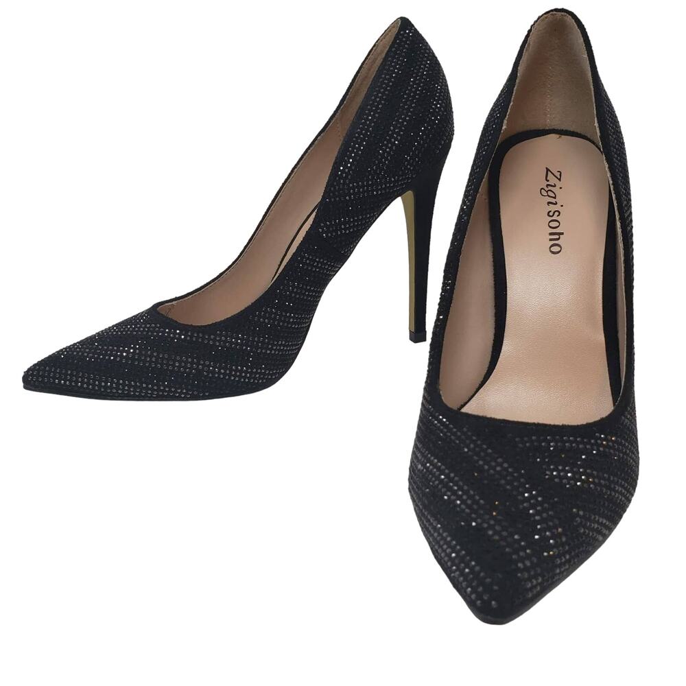 Zigi Soho Taran Crystal Pumps Heels - 8